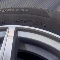 水戸☆手渡しのみ★155/65R14　屋内保管　バリ山VRX2　2021年製アルミセット　中古4本　の画像