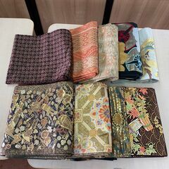 転売可　綺麗目 帯 丸帯 名古屋帯 約8品 USED品　着物