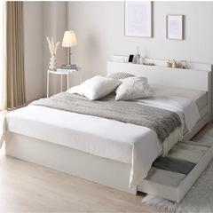 取引中】引き出し収納付きベッド