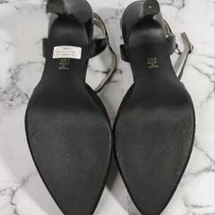 elegance卑弥呼 ブラックのミュールの画像