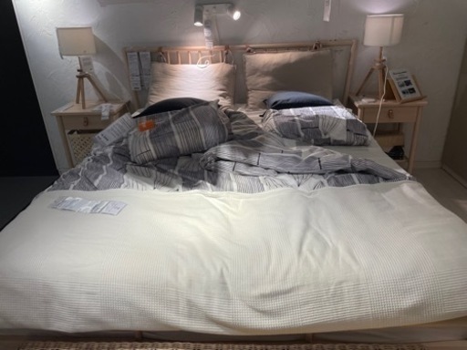 IKEA ダブルベッド➕マットレス