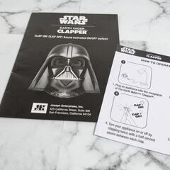 【新品未使用】ダース・ベイダー　手を叩くとしゃべって電源オンオフするの画像