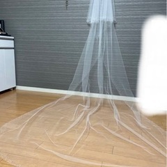 ウエディング　ロングベールの画像