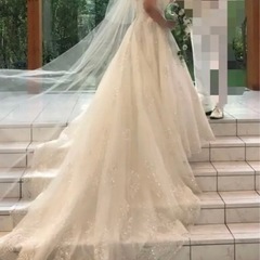 ウェディングドレス譲ります！大きいサイズ！の画像