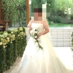 ウェディングドレス譲ります！大きいサイズ！の画像