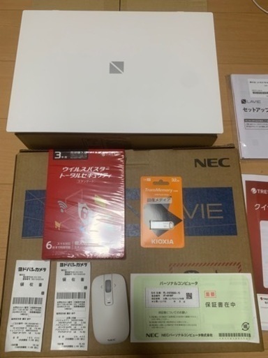 NEC ノートパソコン PC-N1570GAW-YC