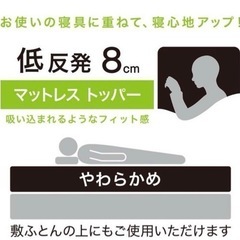 ニトリ　マットレス　セミダブルの画像