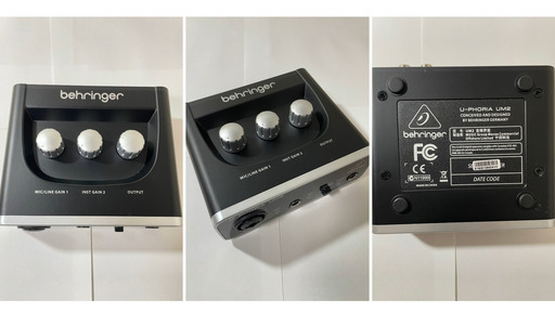 USBオーディオインターフェイス　ベリンガーUーPHORIA　UM2