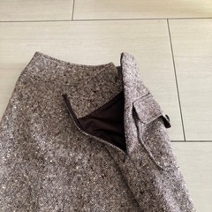 ツイード　スカート　ウエスト66センチの画像