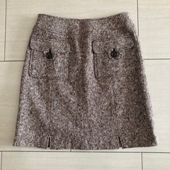 ツイード　スカート　ウエスト66センチの画像
