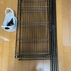 スチールラック　高さ120cm×幅74cm×奥行き34cm 差し...