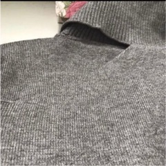 新品 肩あきトップス グレーの画像