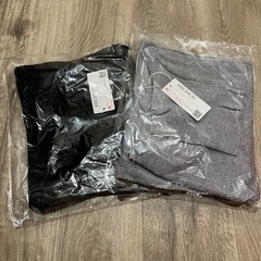 新品 肩あきトップス グレーの画像