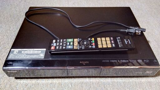 【決まりました】【動作確認済み】シャープ　ブルーレイレコーダー　BD-HDW63