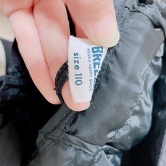 ブリーズ新品未使用ダウンジャケット110cm 男女兼用　男の子　女の子　保育園アウトドアの画像