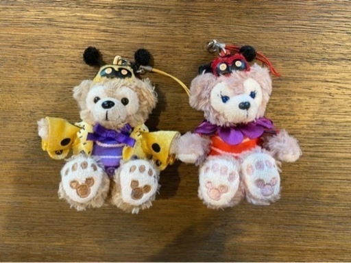 ディズニー　ダッフィー　シェリーメイ　ハロウィン　ぬいぐるみストラップ