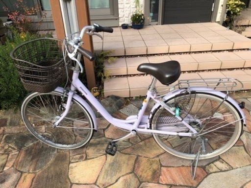 ブリヂストン　24インチ 3段変速 オートライト シティサイクル 自転車