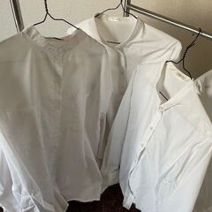 白シャツ　5枚　あげます。の画像