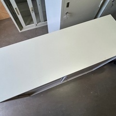 ④スチール棚　書庫　収納　オフィス家具　鍵あり♪の画像