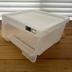 【お引取が決まりました】大口収納ケース・カバコS クリア色【美品】③