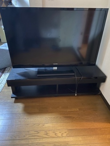 TOSHIBA REGZA 46A2 スピーカー付きテレビ台のセット