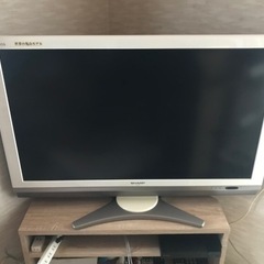 シャープ４０型 液晶テレビ２００９年製　テレビ台セット