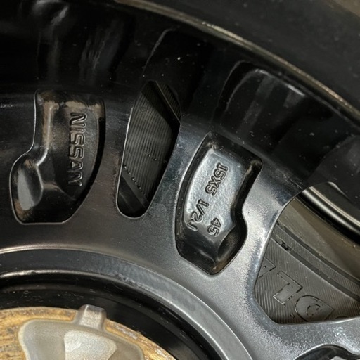 【値下げしました1月末迄】日産セレナe-power純正アルミ 4本　15インチ　スタッドレス付