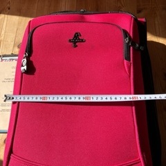 布製スーツケース🧳鍵ありの画像