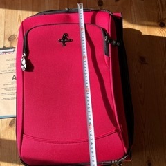 布製スーツケース🧳鍵ありの画像