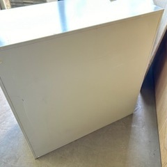⑤スチール棚　書庫　収納　オフィス家具　鍵あり♪の画像