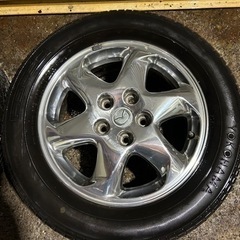 マツダ純正メッキホイール　値下げしましたの画像