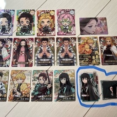 鬼滅の刃のカードとシール