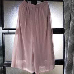 ピンクグレー　ワイドパンツ　Mサイズ