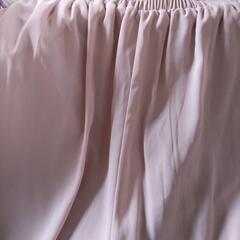 ピンクグレー　ワイドパンツ　Mサイズの画像