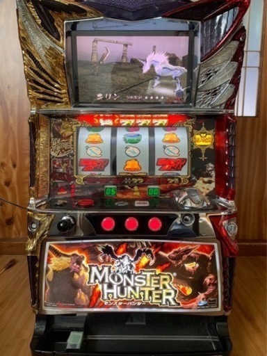スロット　初代モンスターハンター　モンハン　不要機付　家庭電源、ドアキー、設定キー、無段階ボリューム