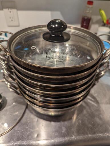 Josh Simpson 気泡模様のガラス球 ペイパーウエイト・オブジェ