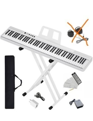 YAMAHA 電子キーボード piaggero NP-32WH 2016年製 ※ケーブル欠品