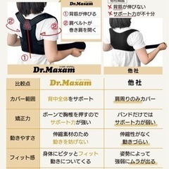 姿勢サポーターの画像