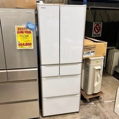 HITACHI R-XG5100H クリスタルホワイト 冷蔵 冷凍 大容量 2018年製