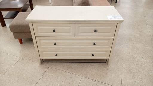 ★ジモティ割あり★ ニトリ チェスト クリーム H67×D41×W99 クリーニング済み TJ3863