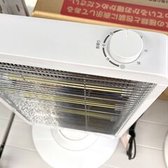 札幌 東区 山善/YAMAZEN 電気ストーブ 2018年製 KSE-M093 3段階運転切替 (900/600/300W) 転倒オフスイッチ サーモスタット ホワイト 暖房 ヒーター 家電 遠赤外線  の画像