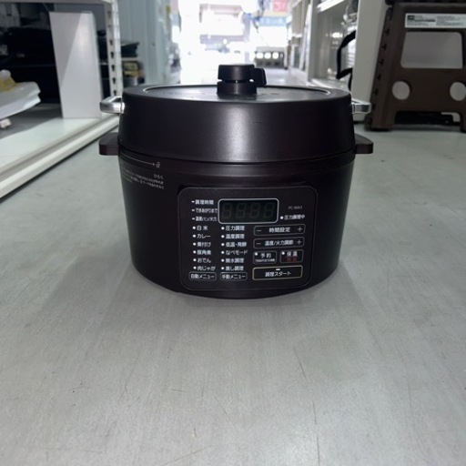 【電気圧力鍋】【アイリスオーヤマ】2021年製　クリーニング済み【管理番号12401】