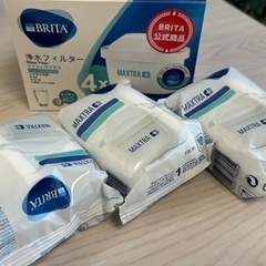 ブリタ 浄水器 ポット リクエリ カートリッジ3個　水筒浄水ボトル新品付きの画像