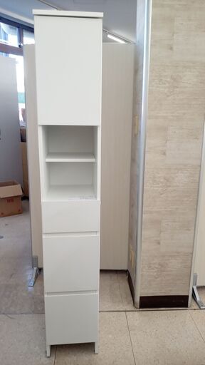 ★ジモティ割あり★ ニトリ すき間収納 白 H80×D37×W30 クリーニング済み TJ3873