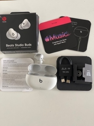 (右側なし)Beats Studio Buds ホワイト