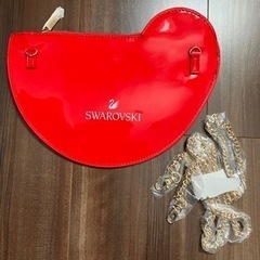 新品・非売品　SWAROVSKI スワロフスキーチェーン付きバッグの画像