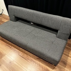 【元値3万円】ソファベッド チャコールブラック