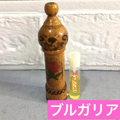 ブルガリア　工芸品   香水入れ　小物入れ　木製　