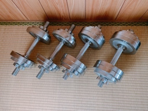 【受け渡し者決定】ダンベル（15kg×2個、10kg×2個）※手渡しのみ