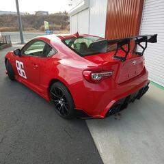 【お支払コミコミ総額】ZN6　トヨタ86　MFゴースト仕様　人気赤６MT　BRITエアロGTウイングの画像